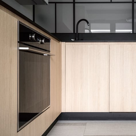 Modern wood cabinets