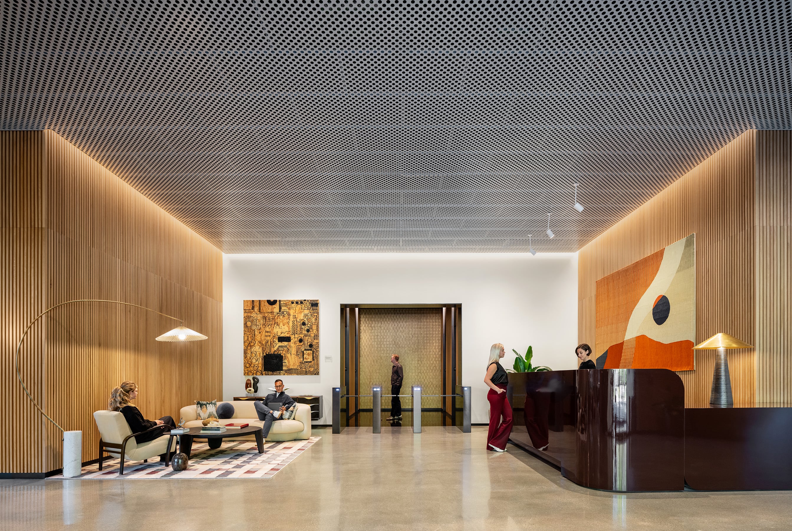 Harvard's One Milestone Study Lounge Area