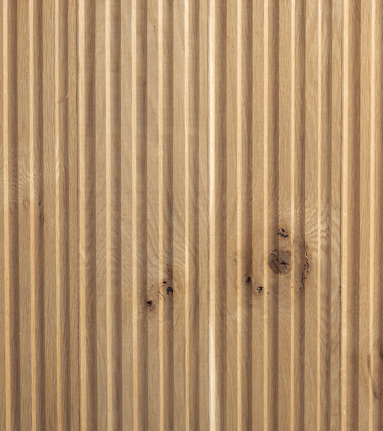 Image of Solid Linear Relief Slat Wood Wall Planks