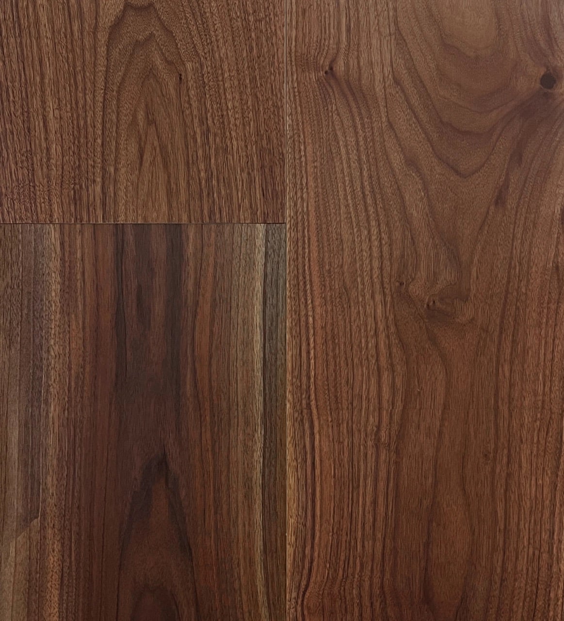 Image of Live Sawn Engineered Wide Plank Walnut Flooring