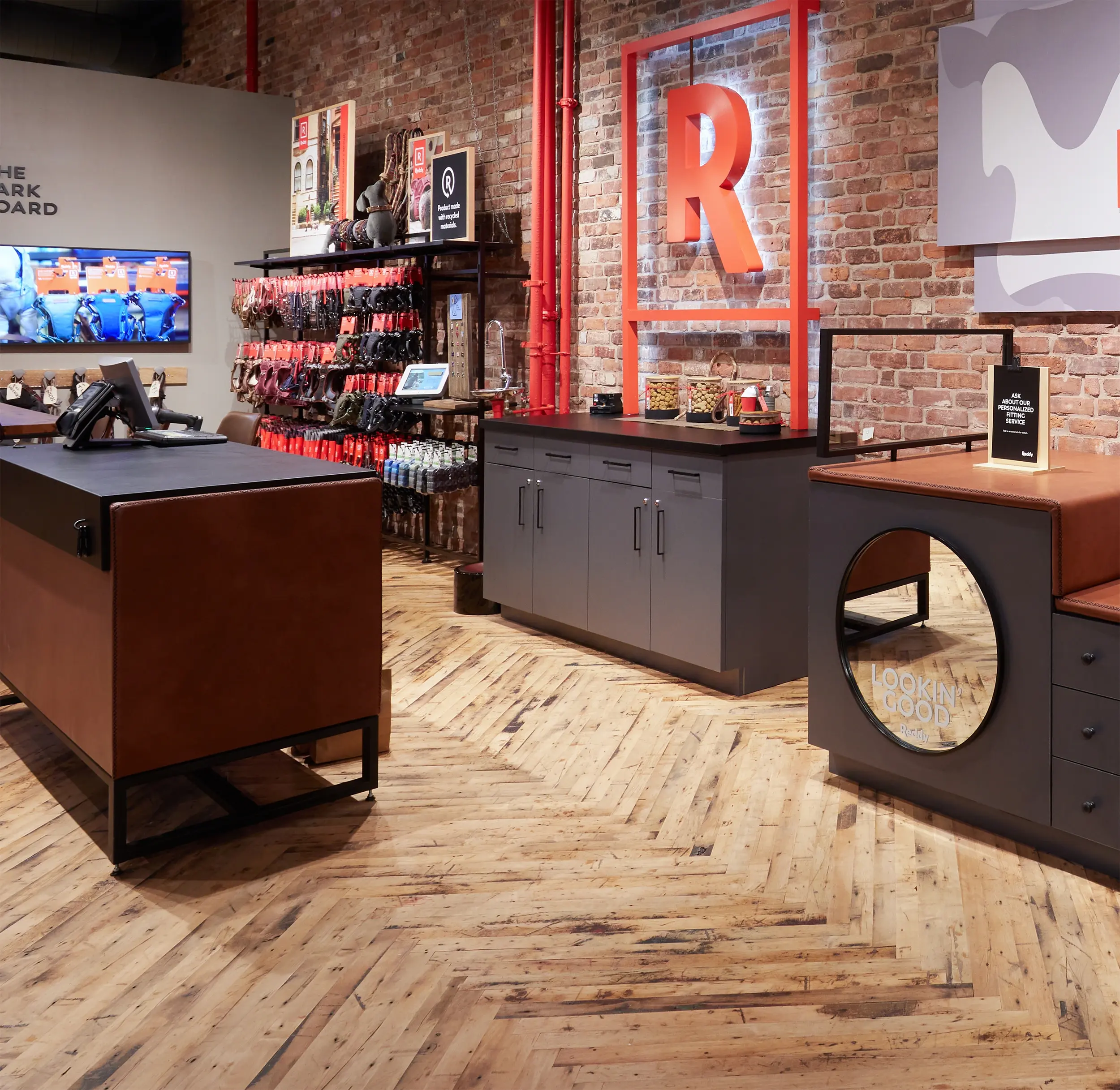 Petco Reddy reclaimed floor