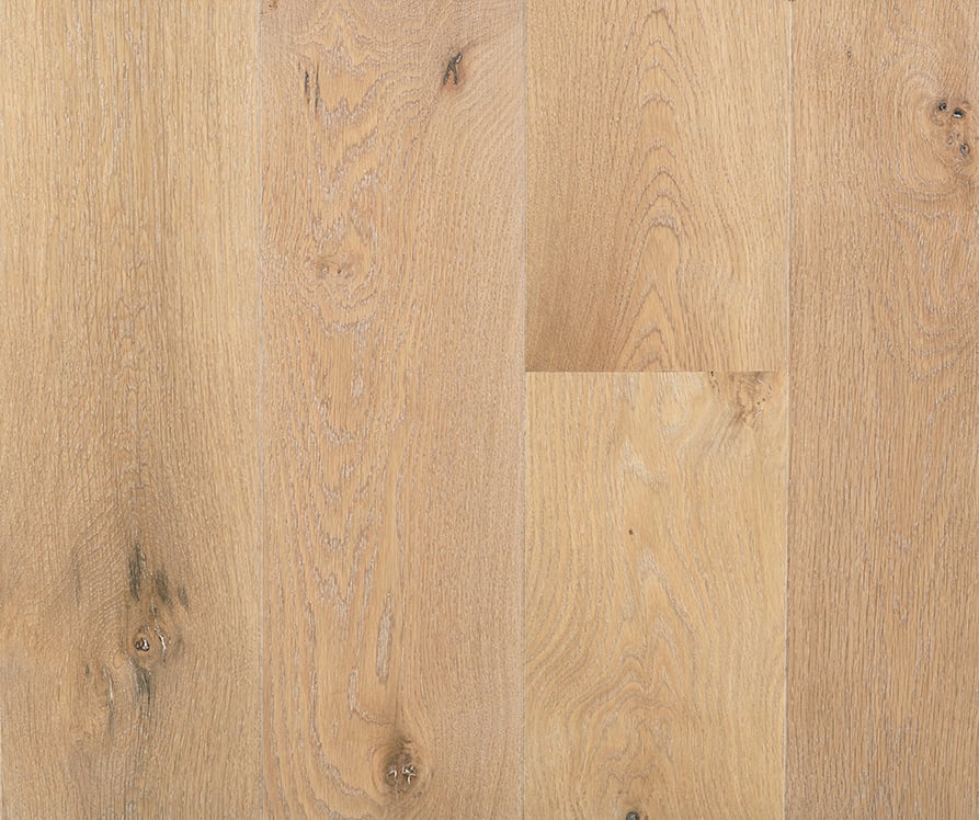 Image of Live Sawn Engineered Wide Plank White Oak Flooring - Sandstone