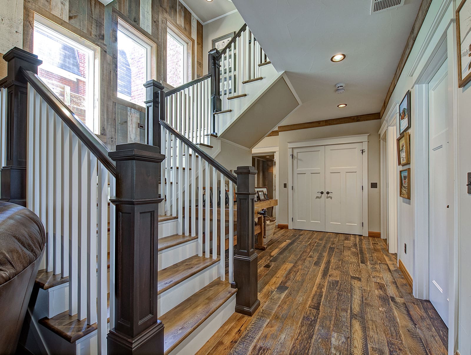 Reclaimed-Cladding-Treads-Flooring-in-Custom-Mountain-Home-Denver