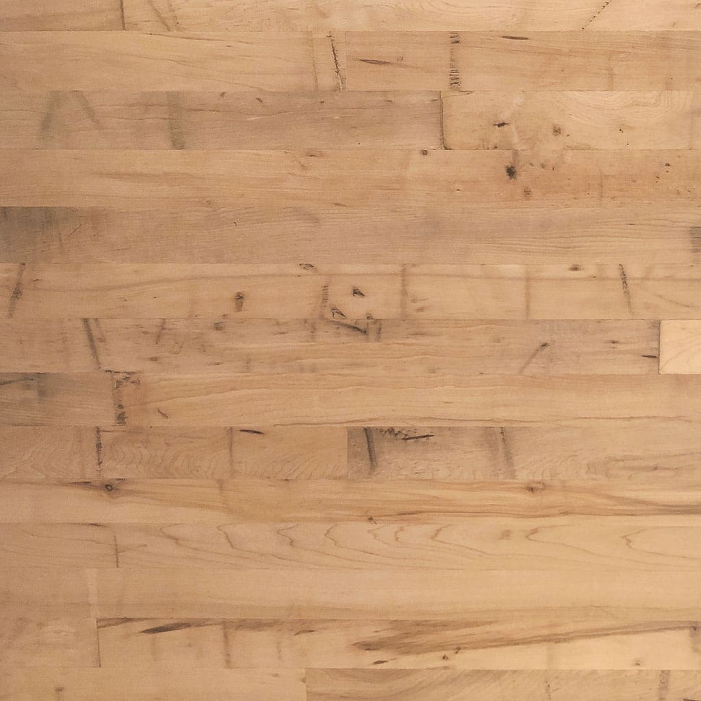 Reclaimed Factory Maple – Clean Face