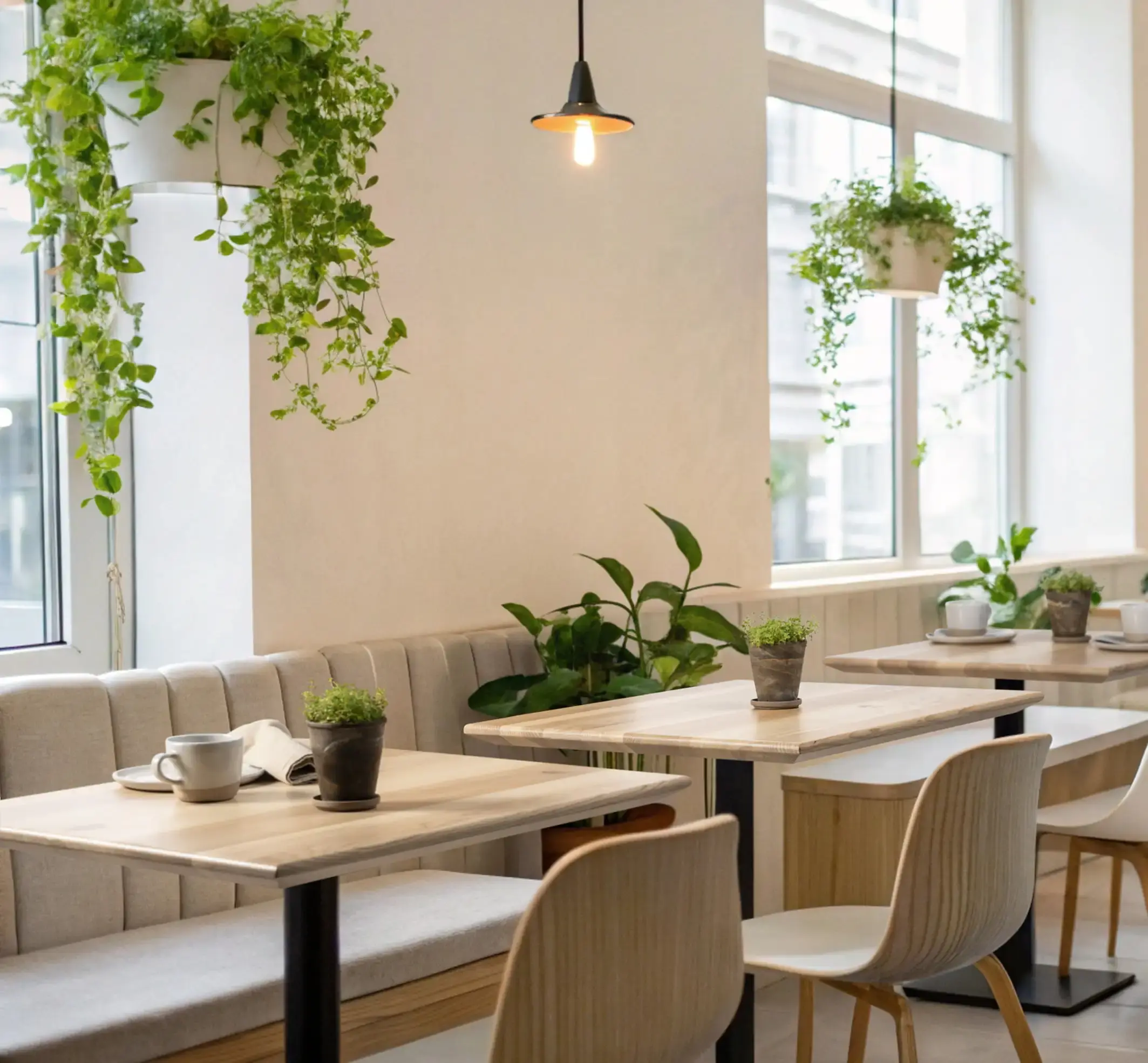 Ash Clear beveled Tables