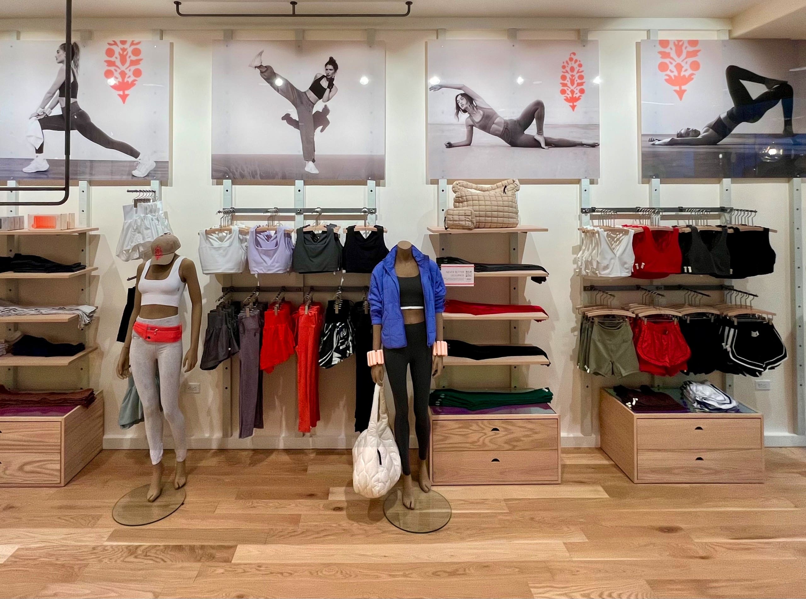 Character Grade White Oak Flooring in a retail clothing store