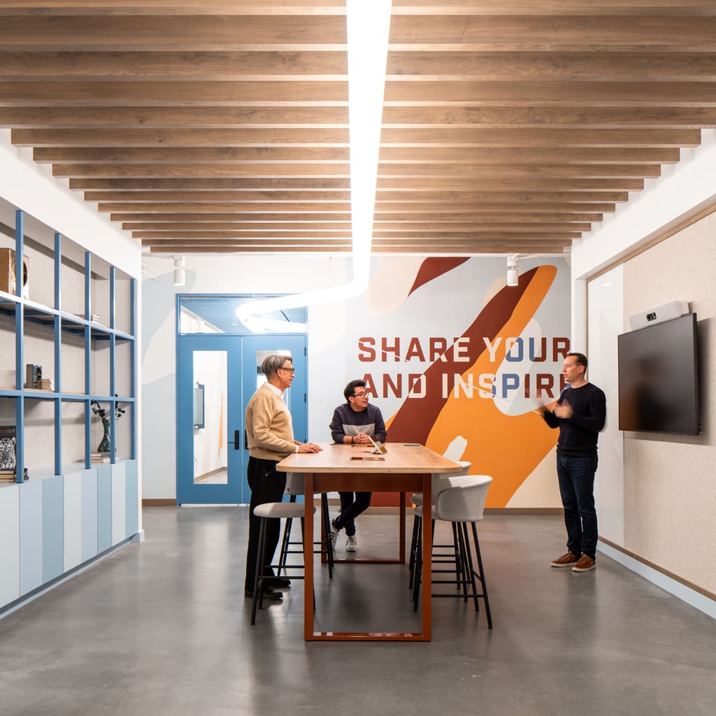 Constructed Beams in Meeting Space