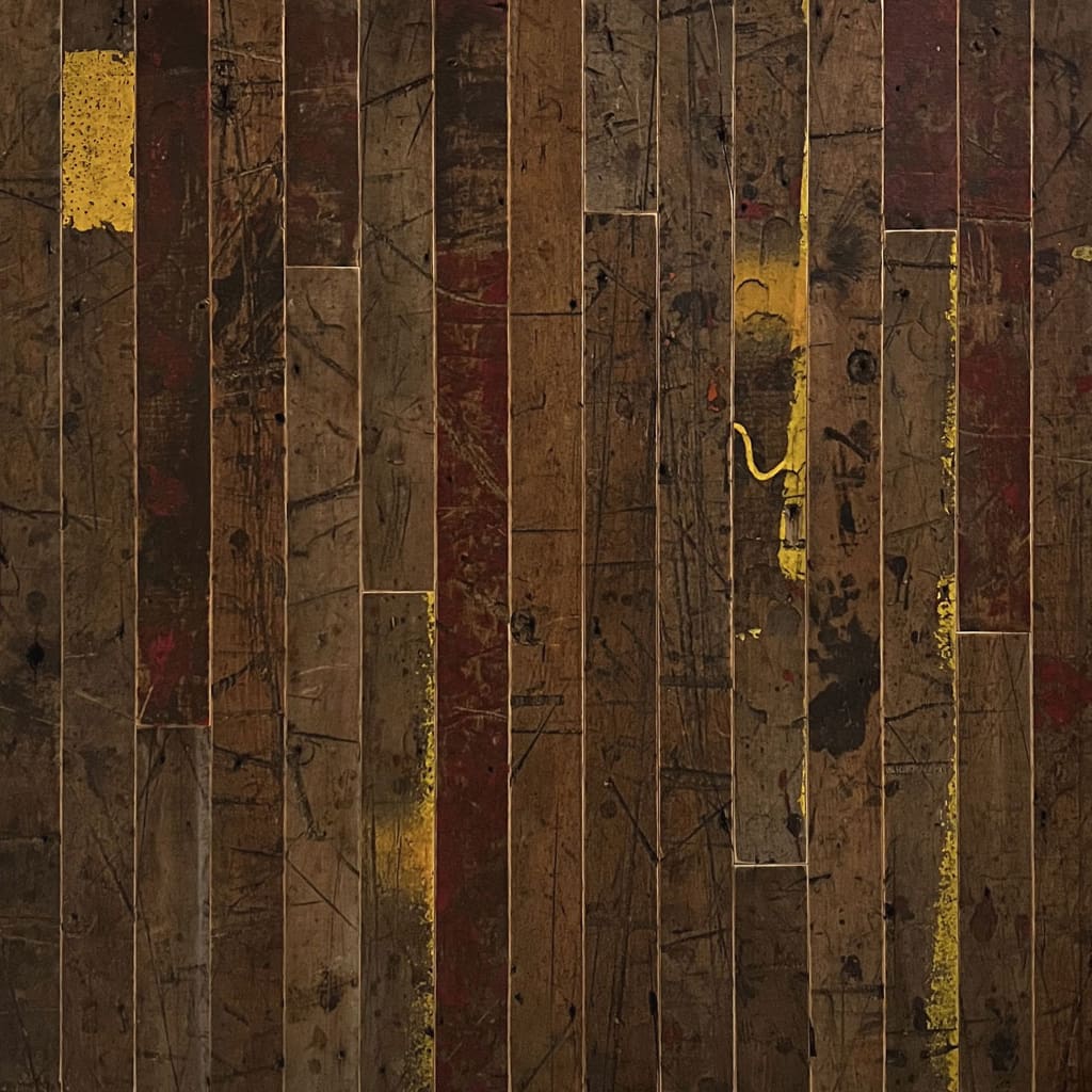 Heavy Paint Original Patina Racine Maple Flooring