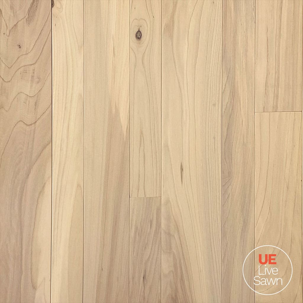 Live Sawn Solid Elm Flooring in Matte Clear