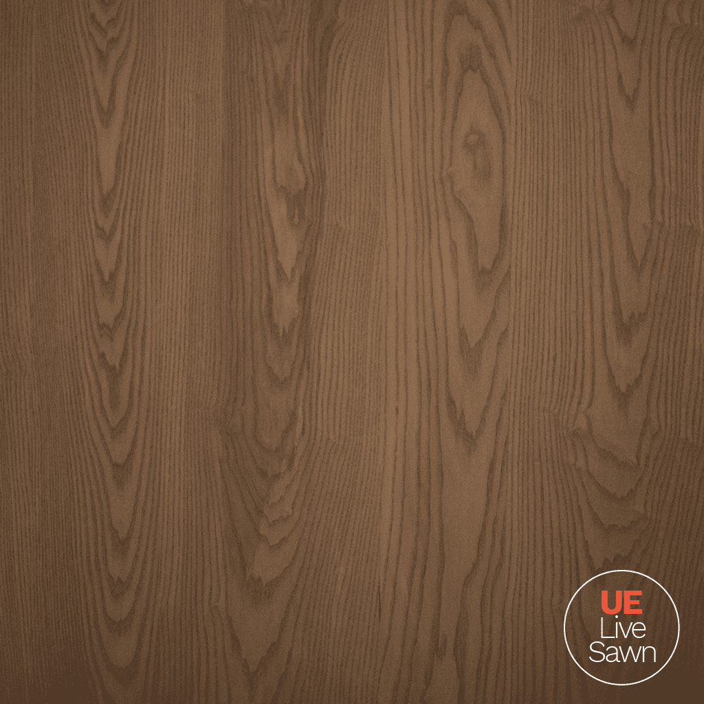 Image of Live Sawn Dark Ash Wood Veneer Paneling - Barley