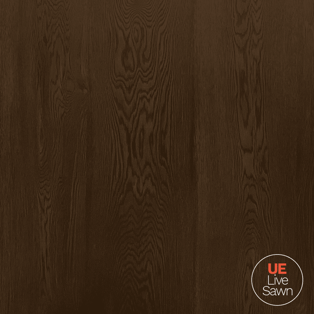 Image of Live Sawn Dark Ash Veneer Wood Paneling - Smoke