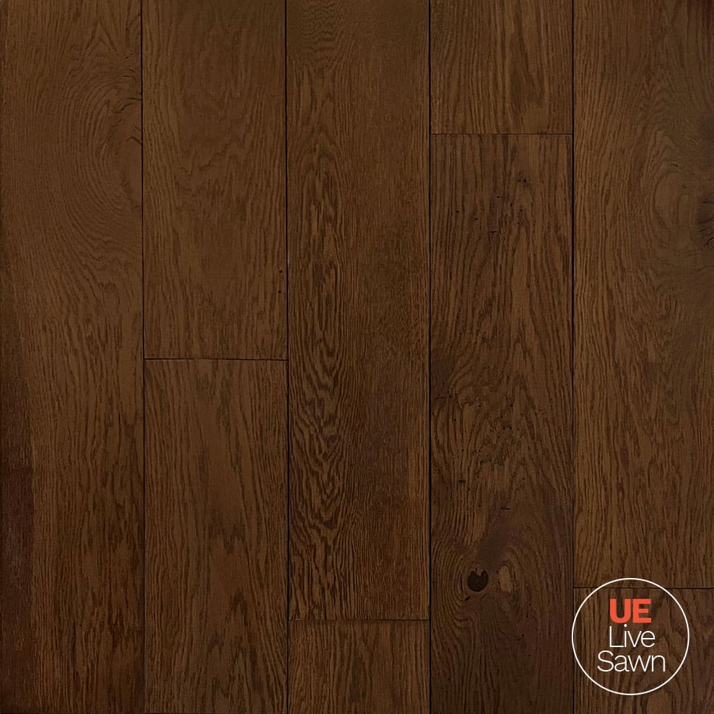 Image of Live Sawn Solid White Oak Flooring - Smoke