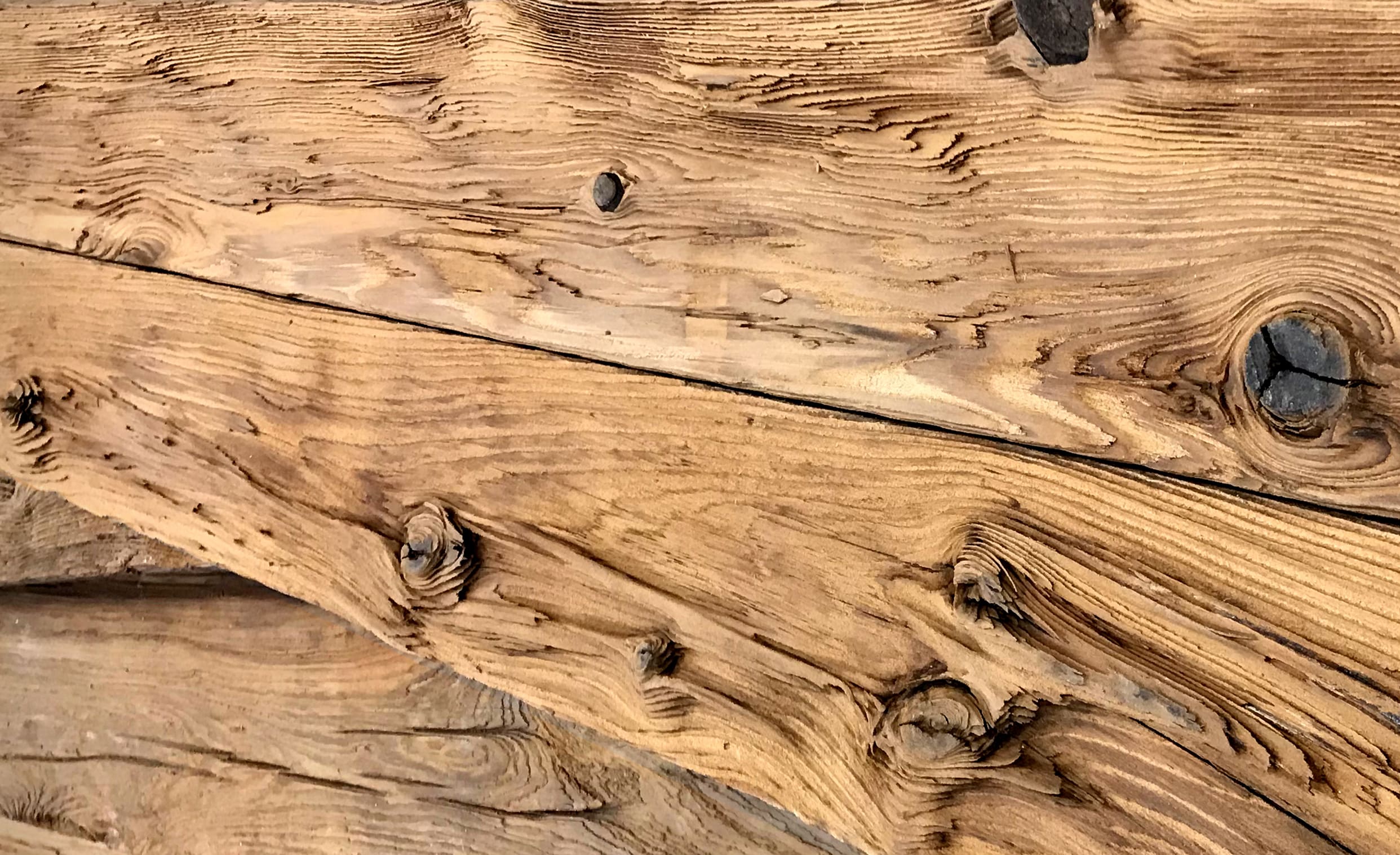 Image of Sculpted Mushroom Wood Cladding - Reclaimed