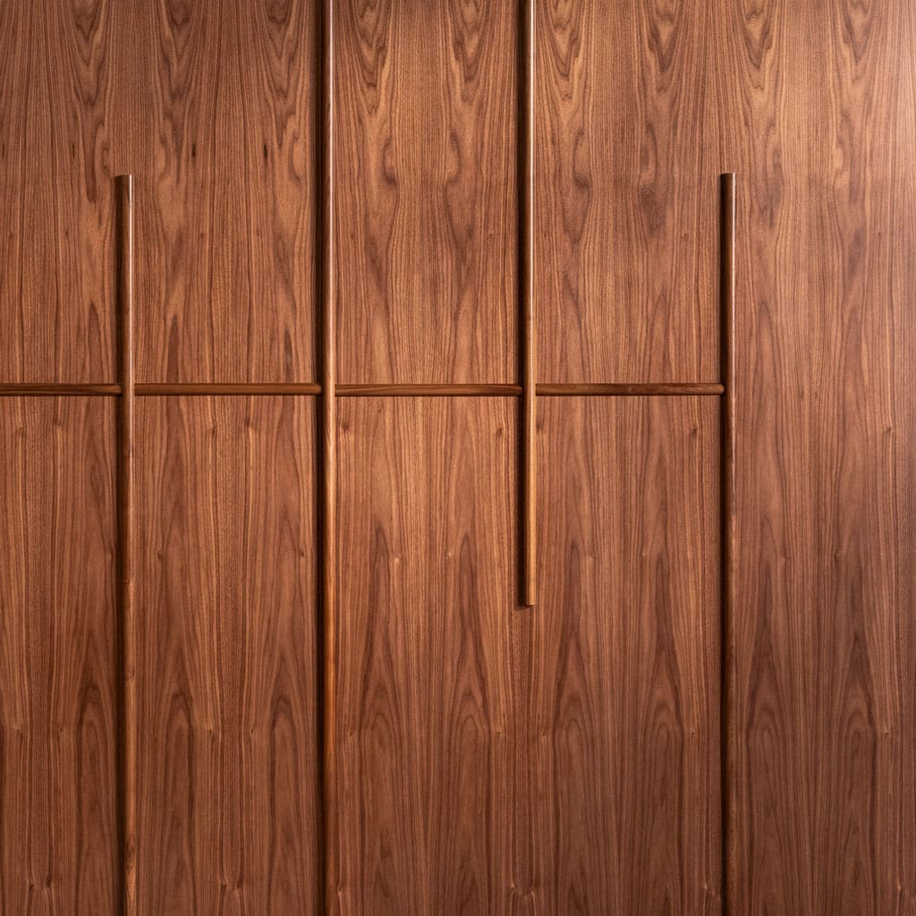 Image of Open Grid Wood Wall Paneling