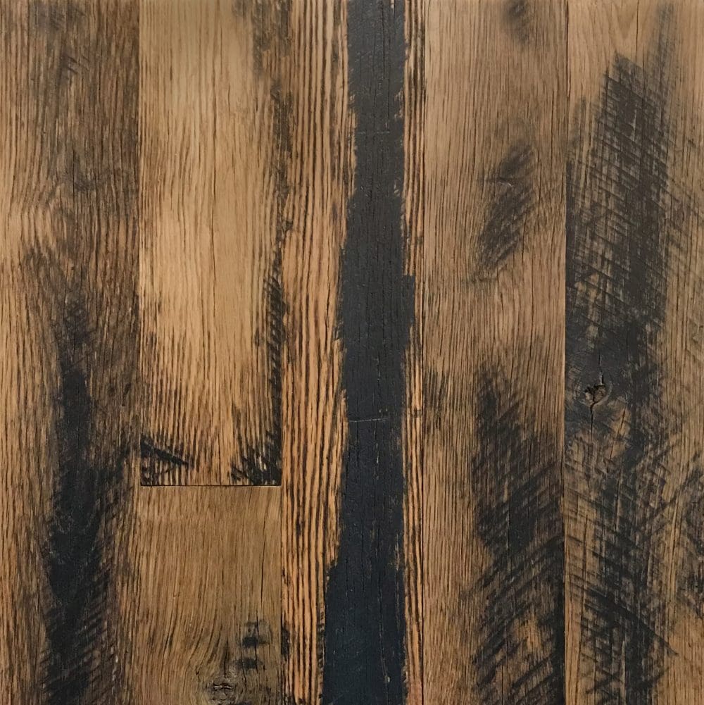 Reclaimed Skip-Planed Oak Fencing Flooring