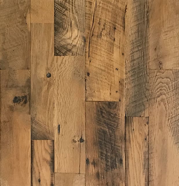 Reclaimed Skip-Planed Oak Flooring