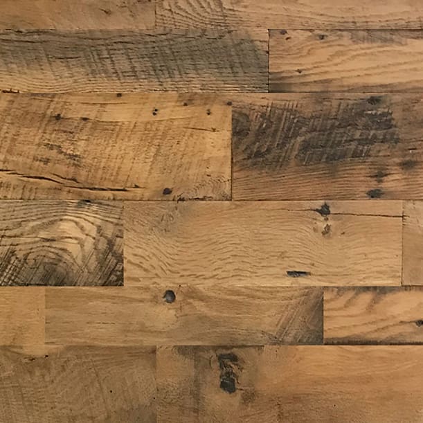 Image of Skip-Planed Oak Cladding - Reclaimed