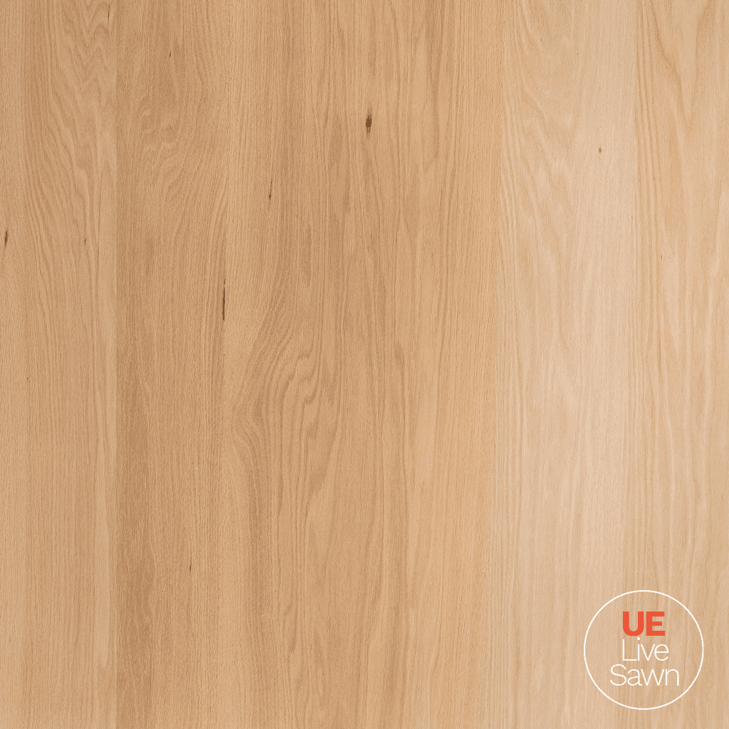 Image of Live Sawn Red Oak Veneer Wood Paneling in Wheat