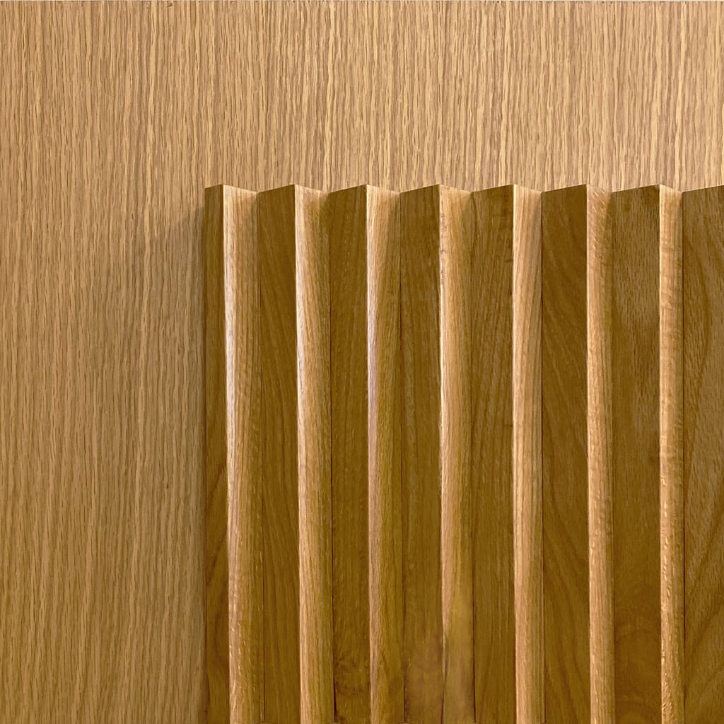 Image of V-Rib Slat Wood Wall Panel