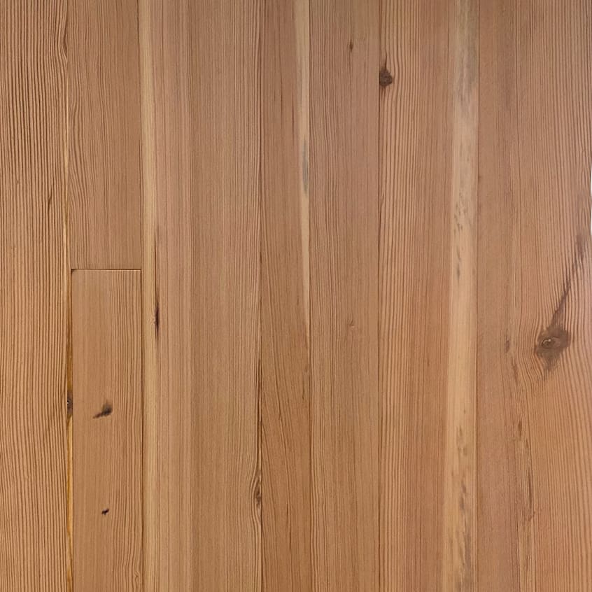 Vertical Grain Heart Pine with Character Unfinished