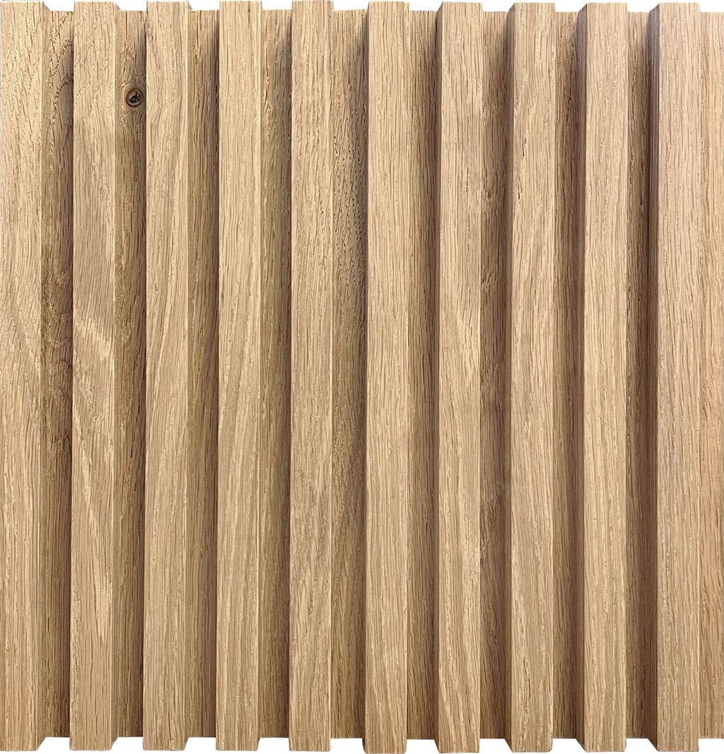 Image of Solid Classic Slat Wood Wall Planks