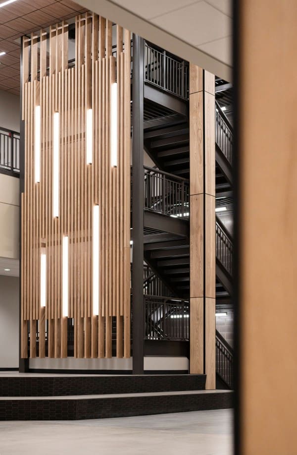 Ash Veneer & Solid Panels | Fox Commons, Appleton, WI