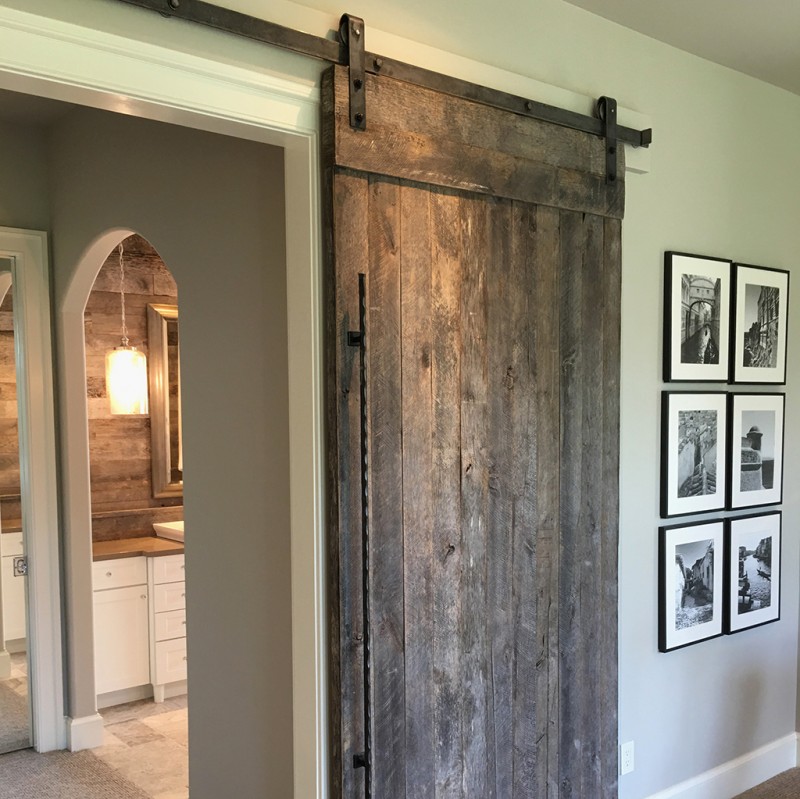 Wood Cladded Sliding Reclaimed Barn Doors URBAN EVOLUTIONS