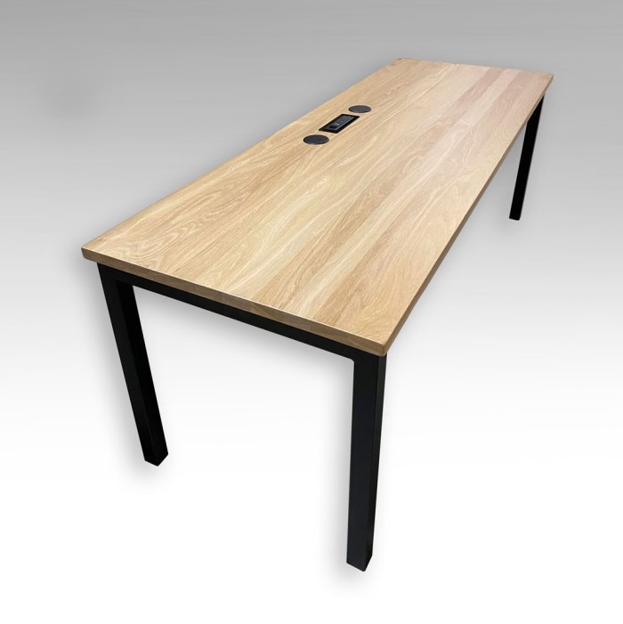 New White Oak Parsons Desk or Table in Matte Clear Finish
