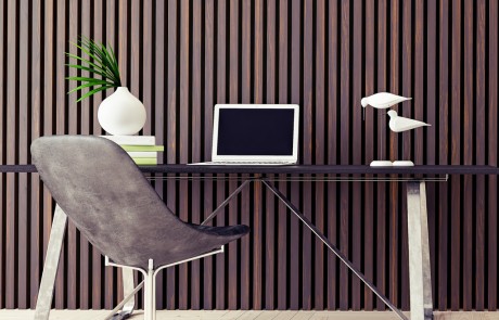 Slatted Wall Panels Home Office