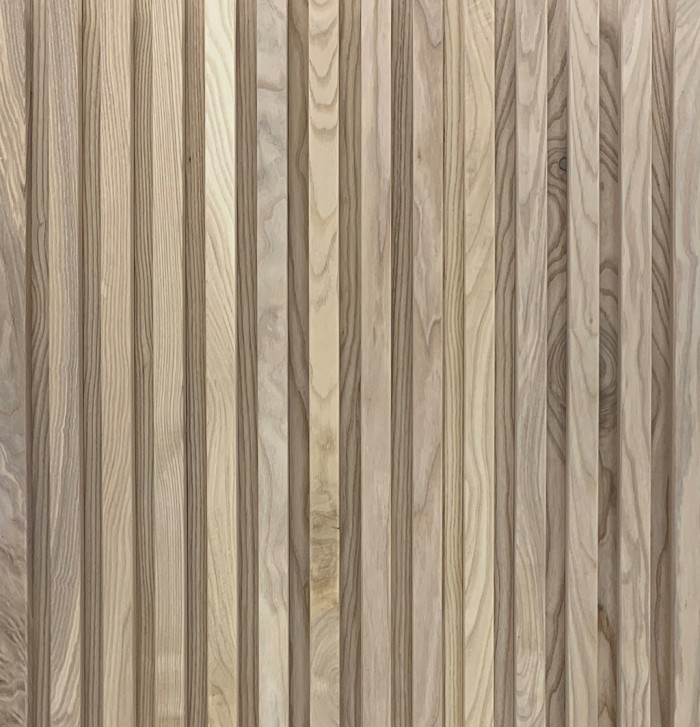 Urban Ash Classic Slat Solid Wood Wall Boards Unfinished