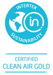 Intertek Sustainability Certified Clean Air Gold