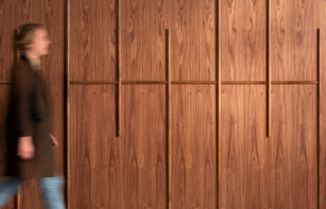 Open Grid Wood Wall Panel